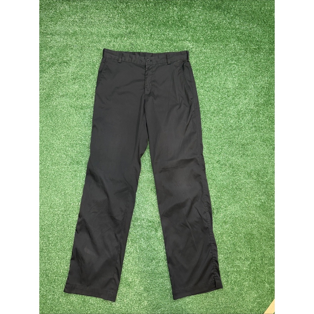 Nike Golf Pants Mens 30x32 Black Dri-FIT Stretch Golf Khakis‎ Outdoor 472532-010